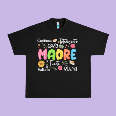 Madre Spanish Mothers Day Urban Heavy Tee Designed By Jahusdesignshop