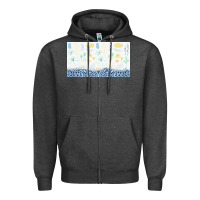 Charcoal Heather doodle flowers sippy cup tbs Zipper Hoodie - TumblerDesignByShophia