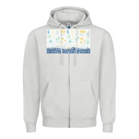 Dove Grey doodle flowers sippy cup tbs Zipper Hoodie - TumblerDesignByShophia