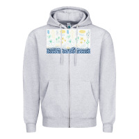 Heather Grey doodle flowers sippy cup tbs Zipper Hoodie - TumblerDesignByShophia