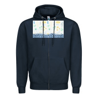 Navy doodle flowers sippy cup tbs Zipper Hoodie - TumblerDesignByShophia