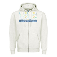 Oatmeal Heather doodle flowers sippy cup tbs Zipper Hoodie - TumblerDesignByShophia