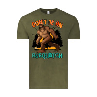 Vintage Olive dont be an assquatch Vintage Tee - MaliasSmallBusiness