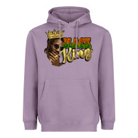Lavender Black king Heavyweight Hoodie - HowdyJamesFarm