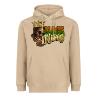 Mushroom Black king Heavyweight Hoodie - HowdyJamesFarm