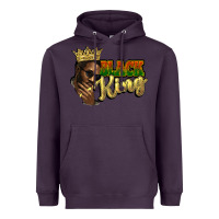 Plum Black king Heavyweight Hoodie - HowdyJamesFarm