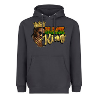 Smoke Black king Heavyweight Hoodie - HowdyJamesFarm