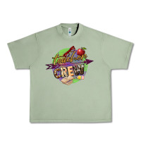 Oil Green teacher crew Urban Heavy Tee - NancyCooperArtShop