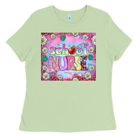 Matcha school nurse tumbler Ladies Tee - BundleAndBundleShop