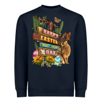 Navy Easter Day rodeo Heavyweight Sweatshirt - LillyAllenDesigns