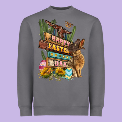 Easter Day Rodeo Heavyweight Sweatshirt Designed By Lillyallendesigns