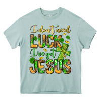 Arona I don't need luck I've got Jesus Heavy Core Tee - Jasminsmagicworld