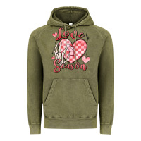 Vintage Olive love season Vintage Hoodie - MaliasSmallBusiness