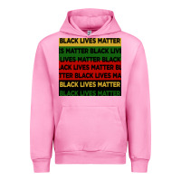 Fuchsia Pink black lives matter seamless pattern Urban Hoodie - BundleAndBundleShop
