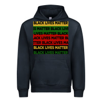 Navy black lives matter seamless pattern Urban Hoodie - BundleAndBundleShop