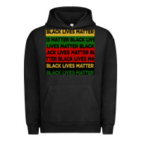 Pigment Black black lives matter seamless pattern Urban Hoodie - BundleAndBundleShop