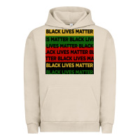 Pigment French Oak black lives matter seamless pattern Urban Hoodie - BundleAndBundleShop