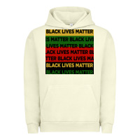 Pigment Pistachio black lives matter seamless pattern Urban Hoodie - BundleAndBundleShop