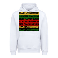 White black lives matter seamless pattern Urban Hoodie - BundleAndBundleShop