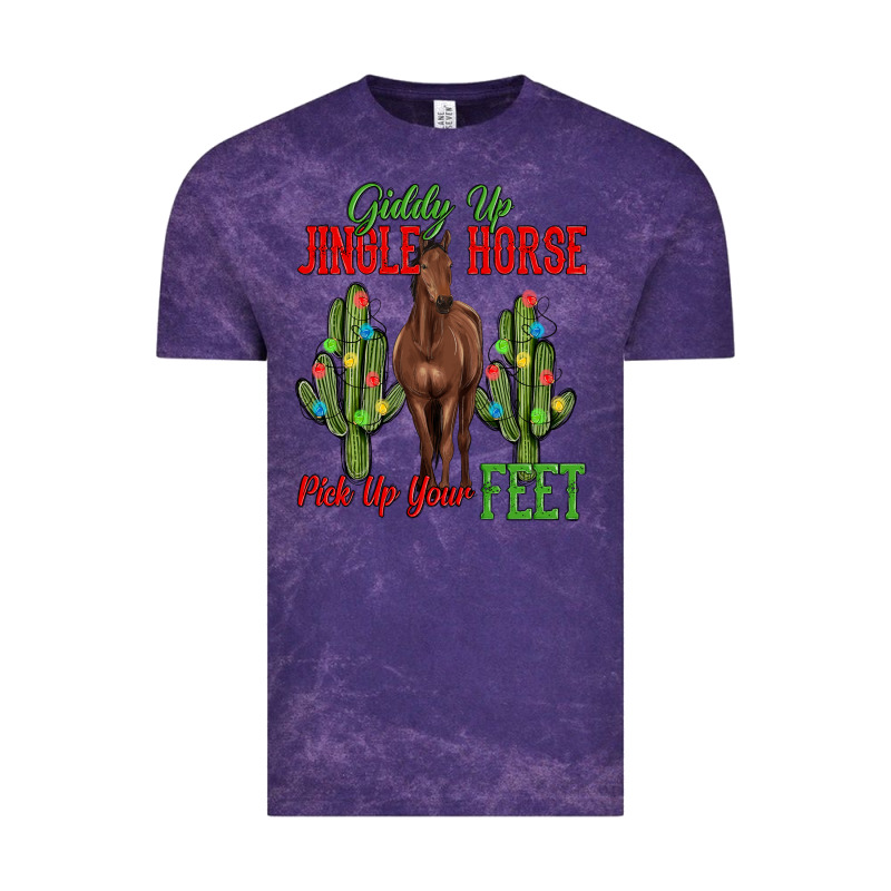 Giddy Up Jingle Horse Pick Up Your Feet Vintage Tee by MaliasSmallBusiness | Teevron