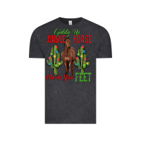 Vintage Black giddy up jingle horse pick up your feet Vintage Tee - MaliasSmallBusiness