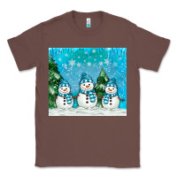 Chestnut snowman Classic Tee - MaliasSmallBusiness
