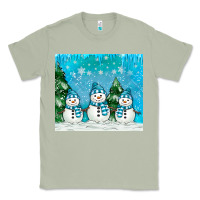 Matcha snowman Classic Tee - MaliasSmallBusiness