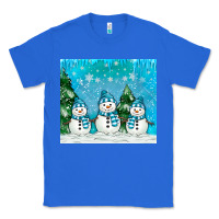 True Royal snowman Classic Tee - MaliasSmallBusiness
