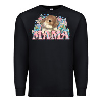 Black Easter Bunny Mama  mother's day Premium Sweatshirt - HowdyJamesFarm