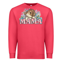 Cardinal Easter Bunny Mama  mother's day Premium Sweatshirt - HowdyJamesFarm