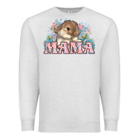 Oatmeal Heather Easter Bunny Mama  mother's day Premium Sweatshirt - HowdyJamesFarm