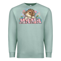 Seafoam Easter Bunny Mama  mother's day Premium Sweatshirt - HowdyJamesFarm