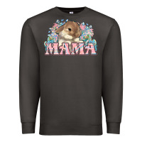 Smoke Easter Bunny Mama  mother's day Premium Sweatshirt - HowdyJamesFarm