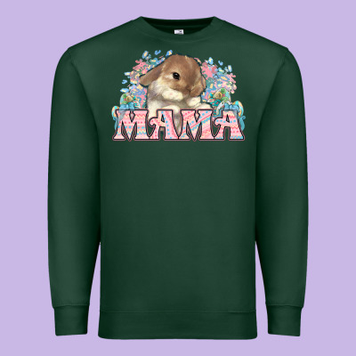 Easter Bunny Mama  Mother's Day Premium Sweatshirt Designed By Howdyjamesfarm