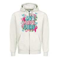 Oatmeal Heather Love hope cure cancer Awareness Zipper Hoodie - HowdyJamesFarm