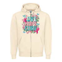 Sandshell Love hope cure cancer Awareness Zipper Hoodie - HowdyJamesFarm