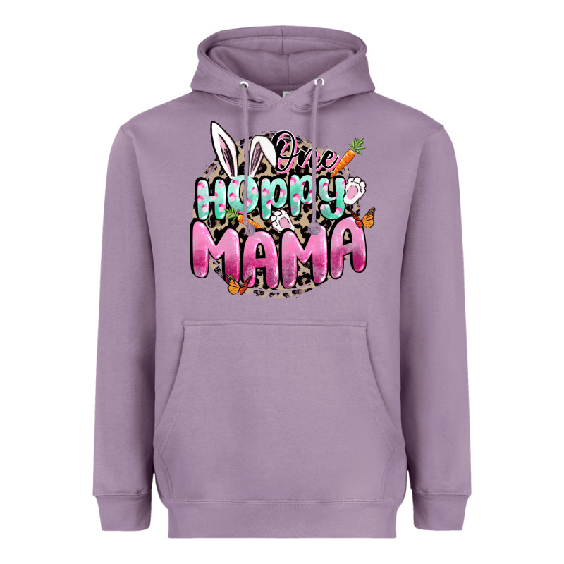 One Hoppy Mama Easter Day Heavyweight Hoodie by CowGirlArtShop | Teevron