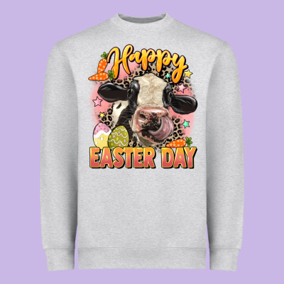 Happy Easter Day Heavyweight Sweatshirt Designed By Lillyallendesigns
