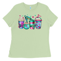 Matcha turtle coffee cups Ladies Tee - Jasminsmagicworld