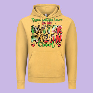 Watermelon Crawl Vintage Hoodie Designed By Jasminsmagicworld