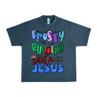 Midnight Navy dance like frosty shine like rudolph Urban Heavy Tee - MaliasSmallBusiness