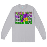 Moon Dust mardi gras with fleur de lis Long Sleeve Tee - LillyAllenDesigns