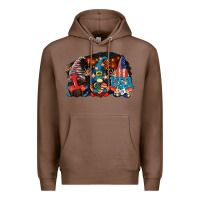 Chestnut i love usa gnomes 4th of july Premium Hoodie - CowGirlArtShop