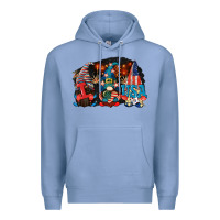 Colony Blue i love usa gnomes 4th of july Premium Hoodie - CowGirlArtShop