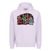 Lilac i love usa gnomes 4th of july Premium Hoodie - CowGirlArtShop