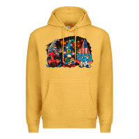 Mustard i love usa gnomes 4th of july Premium Hoodie - CowGirlArtShop