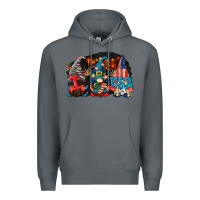 Rock i love usa gnomes 4th of july Premium Hoodie - CowGirlArtShop