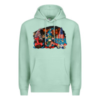 Seafoam i love usa gnomes 4th of july Premium Hoodie - CowGirlArtShop