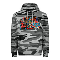 Slate Camo i love usa gnomes 4th of july Premium Hoodie - CowGirlArtShop