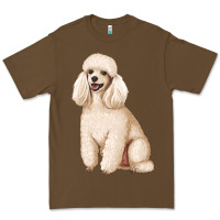 Cacao standart poodle Premium Tee - Artiststas